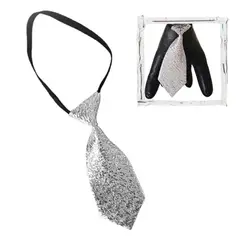 GENERICO - CORBATA PARA MASCOTA BRILLANTE PLATEADO