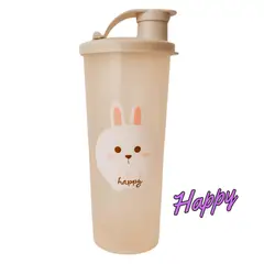 GENERICO - Vaso Tomatodo Kawaii Happy 2 en 1
