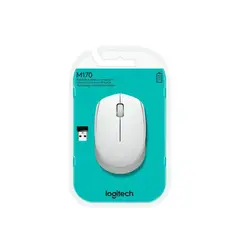 GENERICO - MOUSE INALAMBRICO LOGITECH M170 910-004800 OPTICO RECEPTOR USB WHITE