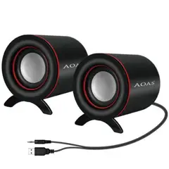 AOAS - Parlante para Pc Laptop Negro