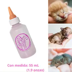 GENERICO - BIBERON PARA MASCOTAS-PERRO GATO x 55 mL - ROSADO