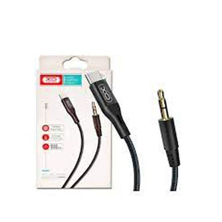 Adaptador de audio cable de tipo C a 35mm XO-NB-R155B - negro