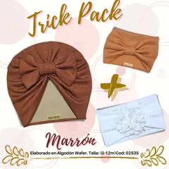 GENERICO - Vinchas de bebe mas turbantes Trick Pack