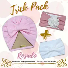 GENERICO - Vinchas de bebe mas turbantes Trick Pack