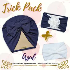GENERICO - Vinchas de bebe mas turbantes Trick Pack