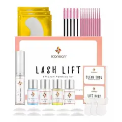 GENERICO - KIT DE LIFTING DE PESTAÑAS LASH LIFT ICONSIGN PERMANENTES