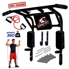 HOLGU - Barra 15 En 1 + liga de resistencia croosfit ejercicios