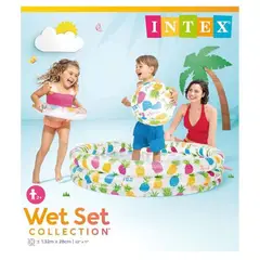 GENERICO - Piscina Inflable Para Niños c Pelota y Flotador Intex