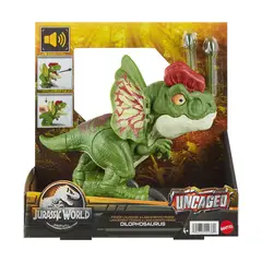 MATTEL - Jurassic World Dinosaurio Desencadenado Dilophosaurus