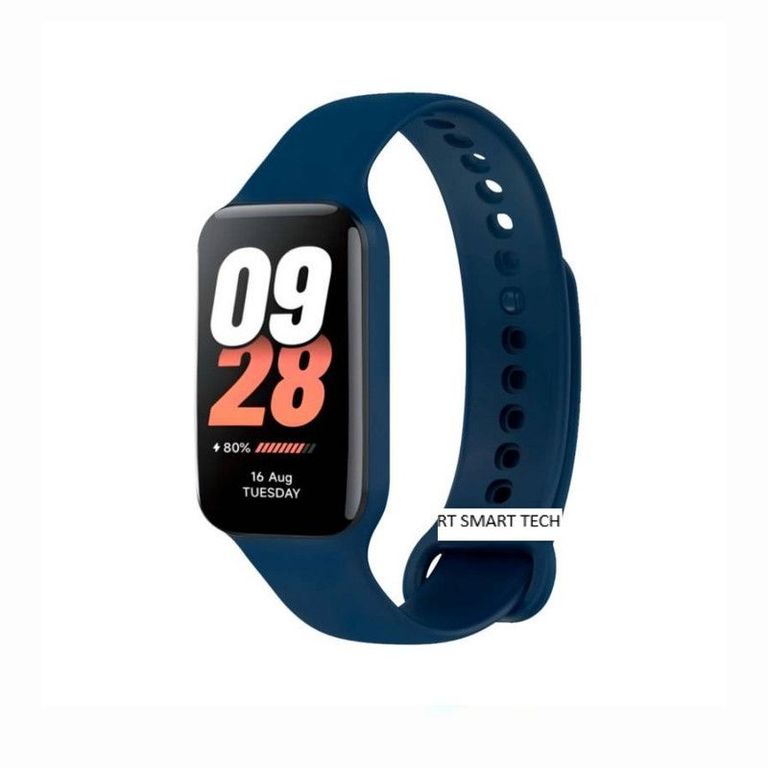 Correa Compatible Para Xiaomi Band 8 Active - Azul Noche