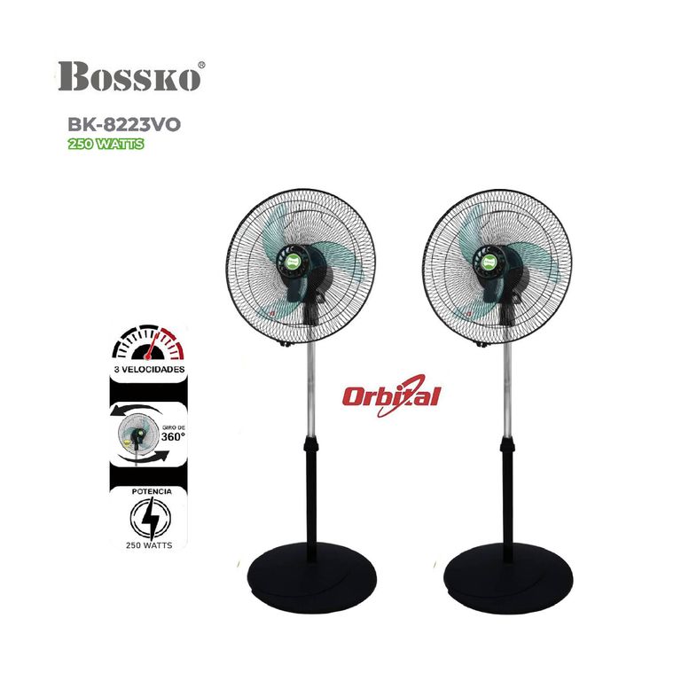 Ventilador Orbital 2 En 1 BK-8223VO De 16 " 250w CAJA 2UNID
