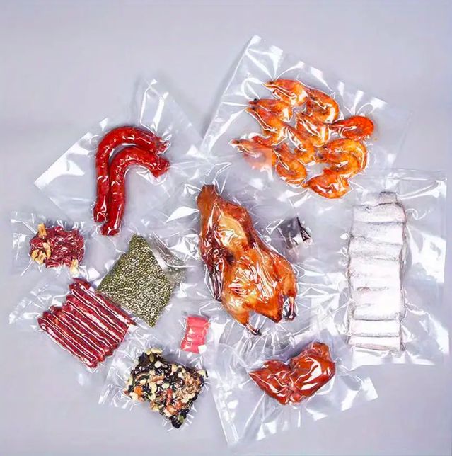 3 Pack x100 Bolsas Gofradas para Sellado Vacío Alimentos de 17x25cm