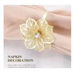 GENERICO - Set Servilleteros Dorados 6 pzas Calidad A1