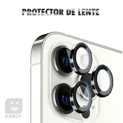 GENERICO - PROTECTOR DE CÁMARA PARA IPHONE 15 PRO MAX NEGRO