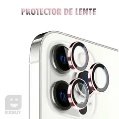 GENERICO - PROTECTOR DE CÁMARA PARA IPHONE 15 PLUS ROSADO