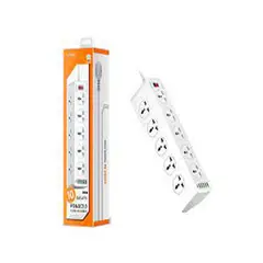 LDNIO - ENCHUFE EXTENSION DE CORRIENTE CARGA RÁPIDA SC10610 10SOCKET 5USB 1C