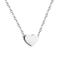 GENERICO - Collar MIni Corazón acero inoxidable mujer