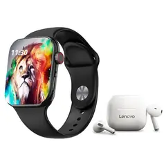 TOUMI - Audífonos Lenovo LP40 De Tws y GT-T2 PRO watch Reloj inteligente