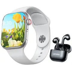 TOUMI - Audífonos Lenovo LP40 De Tws y GT-T2 PRO watch Reloj inteligente