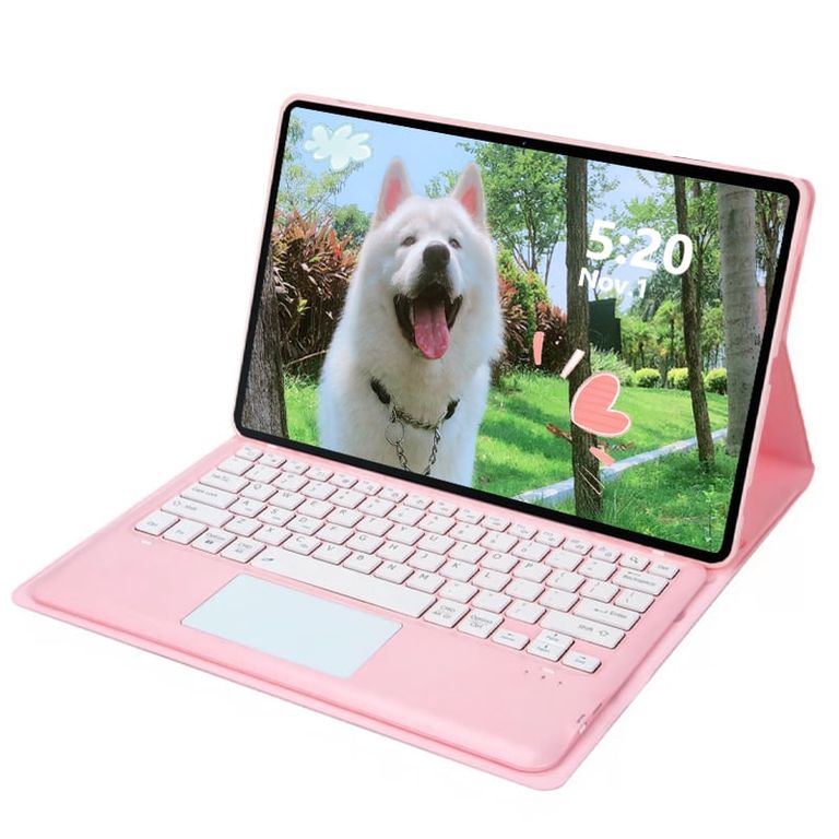 Tablet M11 K10 Pro 8GB+128GB WiFi y Teclado Estuche-Rosa