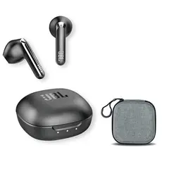 JBL - Audífonos Bluetooth T280TWS X2 Negro y Estuche