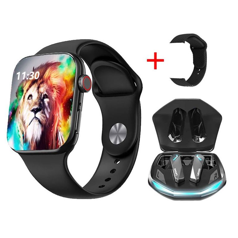 Audífonos GM2 Pro De y Toumi GT-T2 PRO watch Reloj inteligente