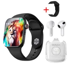 LENOVO - Audífonos XT65-Blanco Tws y Toumi GT-T2 PRO-B Reloj inteligente