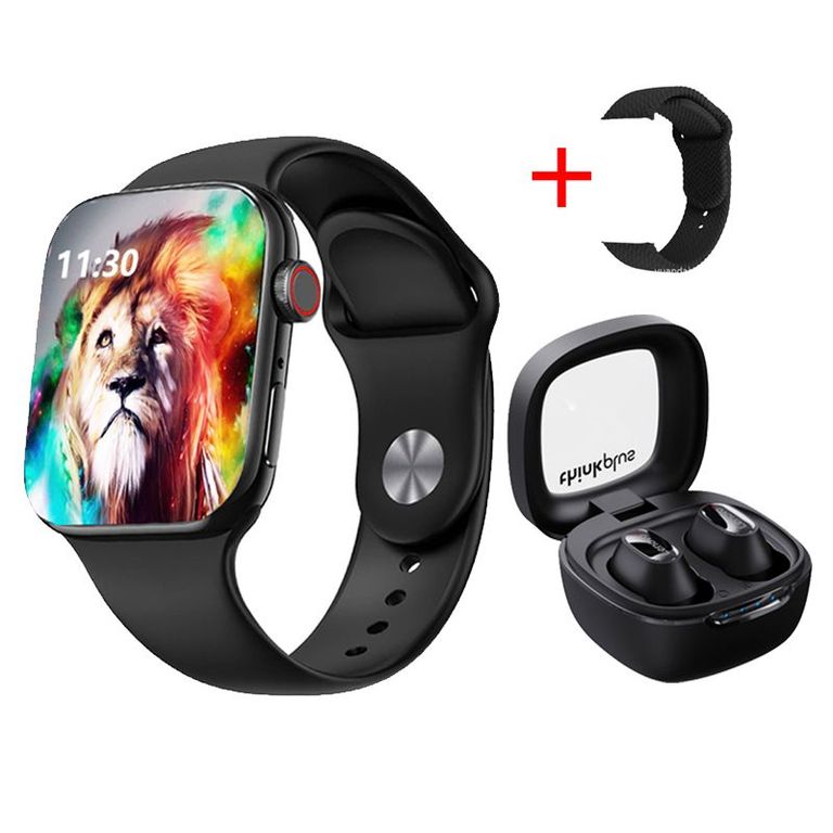 Audífonos XT62-Negro Tws y Toumi GT-T2 PRO-B Reloj inteligente
