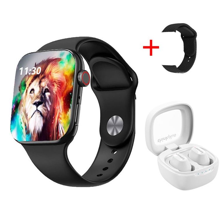 Audífonos XT62-Blanco y Toumi GT-T2 PRO-B Reloj inteligente