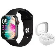 LENOVO - Audífonos XT62-Blanco y Toumi S9 PRO-B Watch Reloj inteligente