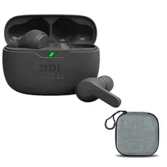 JBL - Audífonos Bluetooth WAVE BEAM Negro Y Estuche