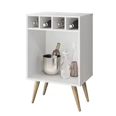 MOVENDA - Bar Milan con patas Blanco