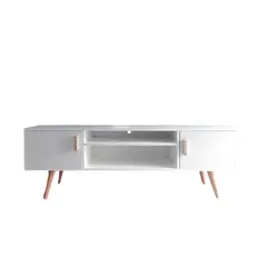 MOVENDA - Mesa de TV Torres 50 Blanco