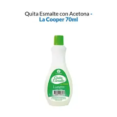 GENERICO - Quita Esmalte con Acetona Limón 70ml - La Cooper
