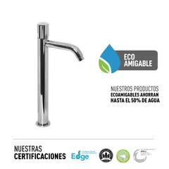 VAINSA - Llave lavatorio alta cromada Chaska