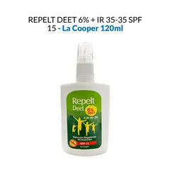 GENERICO - Repelt Deet 6% + IR 35-35 120ml - La Cooper