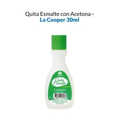 GENERICO - Quita Esmalte con Acetona Limón 30ml - La Cooper