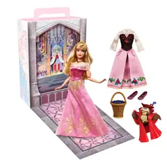 DISNEY - Muñeca Store Aurora La Bella Durmiente con ropa y accesorios
