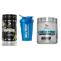 DRAGON - Black Viper Quemador + creatina De Grasas 90 caps