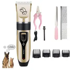 GENERICO - Kit Maquina Cortador De Pelo De Mascota Inalambrica