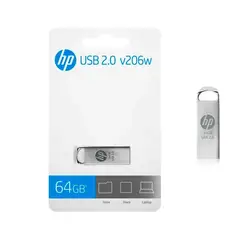 HP - MEMORIA USB 2.0 64GB V206W PLATEADO