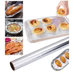 GENERICO - Papel Aluminio de Cocina de 20 Metros Multiuso