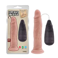 CHISA - Consolador Vibrador Hiperrealista Dildo 21 cm x Ø 4cm Multi-Velocidad