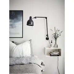 TU MESITA - Velador Flotante Contemporáneo Breda Blanco