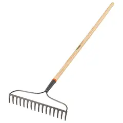 TRUPER - Rastrillo jardinero Classic, 16 dientes, mango 54 PULGADAS