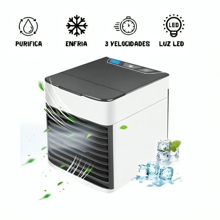 Mini Ventilador De Aire Acondicionado Portátil Para Oficina Hogar
