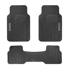 SPARCO - Piso Para Auto Camioneta Universal 3 piezas