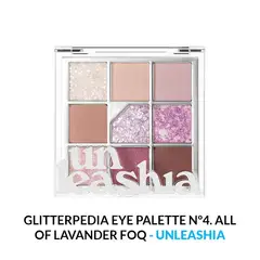 GENERICO - Glitterpedia Eye Palette UNLEASHIA- Nº4 All of Lavender Fog