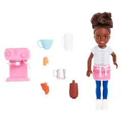 BARBIE - Muñeca Chelsea Barista Morena