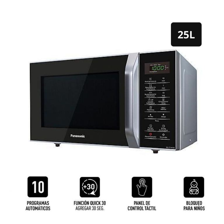 Horno Microondas 25 Litros Silver